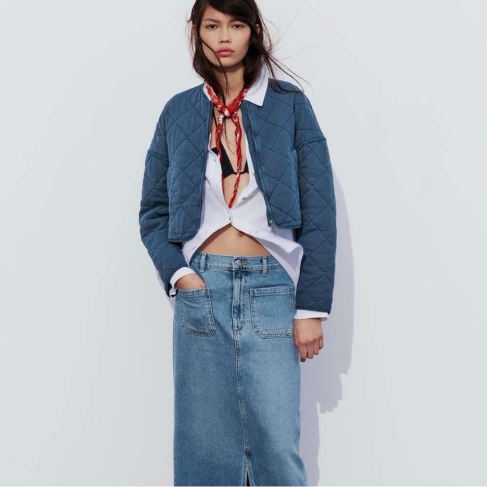 EUC Zara Quilted Jacket 8372/085